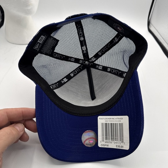 New Era Texas Rangers 9Forty The League Blue Adjustable Strap Hat Cap - Picture 7 of 9